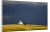 Rocklyn Community Church With Wheat fields and storm coming by Anonymous