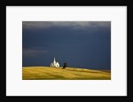 Rocklyn Community Church With Wheat fields and storm coming by Anonymous
