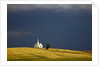 Rocklyn Community Church With Wheat fields and storm coming by Anonymous