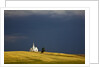 Rocklyn Community Church With Wheat fields and storm coming by Anonymous