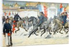 Procession of Indigenous Cavalry in French Indo-China (Vietnam) by Anonymous