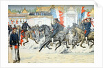 Procession of Indigenous Cavalry in French Indo-China (Vietnam) by Anonymous