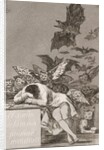 The sleep of reason produces monsters (No. 43), from Los Caprichos by Francisco Goya