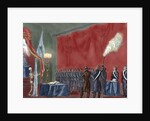 Secret Societies (nineteenth century). Initiation ceremony of a new member by Anonymous