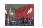 Secret Societies (nineteenth century). Initiation ceremony of a new member by Anonymous