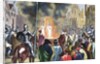 Burning Templar in the 14th century by Anonymous