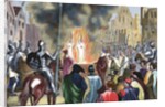 Burning Templar in the 14th century by Anonymous
