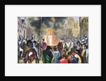 Burning Templar in the 14th century by Anonymous