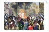Burning Templar in the 14th century by Anonymous
