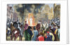 Burning Templar in the 14th century by Anonymous