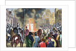 Burning Templar in the 14th century by Anonymous