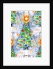 Decorated Christmas trees by Anonymous