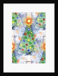 Decorated Christmas trees by Anonymous