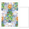 Decorated Christmas trees by Anonymous