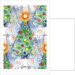 Decorated Christmas trees by Anonymous
