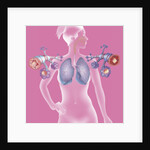 Asthma, drawing by Anonymous