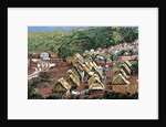 Construction of the Panama Canal. Workers camp in the Highlands of the Emperor by Anonymous