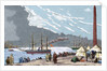 Egypt. The Spanish frigate "Berenguela" by the Suez Canal by Anonymous
