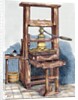 Printing press used by Benjamin Franklin (1706-1790) by Anonymous