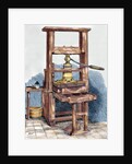 Printing press used by Benjamin Franklin (1706-1790) by Anonymous