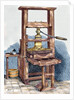 Printing press used by Benjamin Franklin (1706-1790) by Anonymous