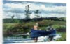 The Blue Boat by Winslow Homer