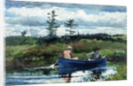 The Blue Boat by Winslow Homer