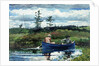 The Blue Boat by Winslow Homer