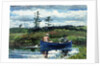 The Blue Boat by Winslow Homer