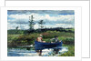 The Blue Boat by Winslow Homer