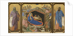 Nativity with the Prophets Isaiah and Ezekiel by Duccio di Buoninsegna