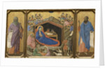 Nativity with the Prophets Isaiah and Ezekiel by Duccio di Buoninsegna