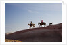 Cowgirls and dogs along the ridge of The Painted Hills by Anonymous