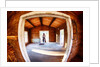 Cowgirl in doorway of old cabin by Anonymous