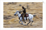 Cowboy riding the range by Anonymous