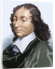 Pascal, Blaise (1623-1662). Colored engraving by Anonymous