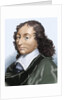 Pascal, Blaise (1623-1662). Colored engraving by Anonymous