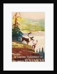 Visit Lapland and Rovaniemi, Finland, Poster in French by Anonymous