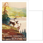 Visit Lapland and Rovaniemi, Finland, Poster in French by Anonymous