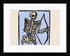 Death depicted with a bow and arrow by Anonymous