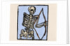 Death depicted with a bow and arrow by Anonymous