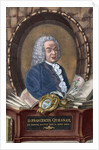 Francois Quesnay (1694-1774). French economist. Colored engraving by Anonymous