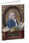 Francois Quesnay (1694-1774). French economist. Colored engraving by Anonymous