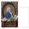 Francois Quesnay (1694-1774). French economist. Colored engraving by Anonymous