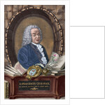 Francois Quesnay (1694-1774). French economist. Colored engraving by Anonymous