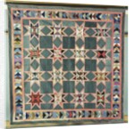 An Ohio star coverlet by Anonymous