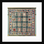 An Ohio star coverlet by Anonymous
