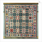 An Ohio star coverlet by Anonymous