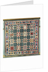 An Ohio star coverlet by Anonymous