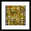 Tiffany Studios trumpet vine leaded glass window by Anonymous
